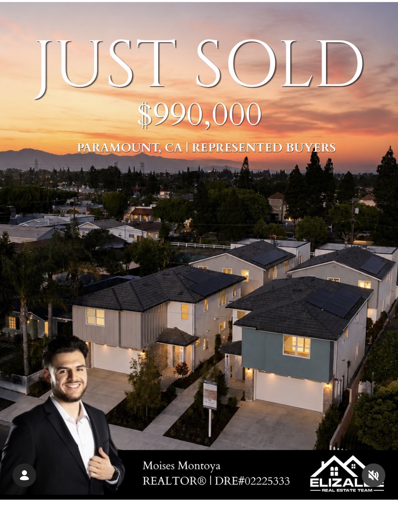 Just sold two-story home in Paramount, California